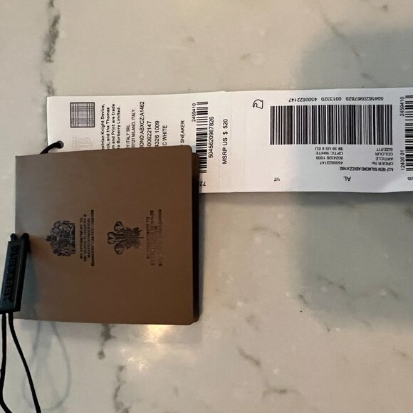 Burberry New Salmond Check Low Top Sneakers - Picture 7 of 12